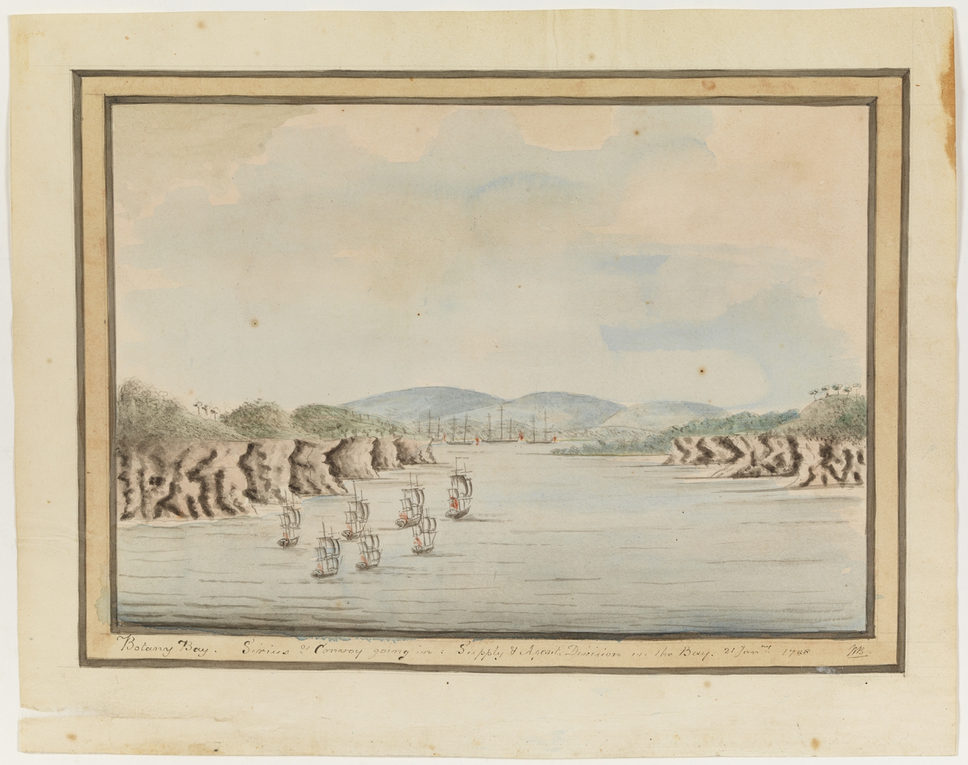 William Bradley, First Fleet, Botany Bay, 21 January 1788, A Voyage to New South Wales Journal